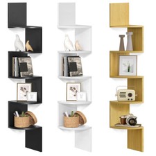 3/5 Tier Corner Shelf Wooden