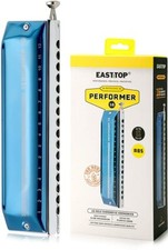 EASTTOP Chromatic Harmonica 16 Hole 64 Tone Professional Harmonica key C EAP-16