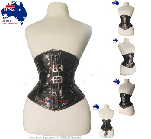 New black pvc steampunk gothic - steampunk,