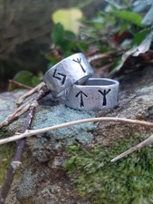 Viking Rune Ring - Custom Symbols - Handmade Ring - Viking Jewellery - Magic