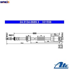 BRAKE HOSE 24.5134-0689.3 FOR