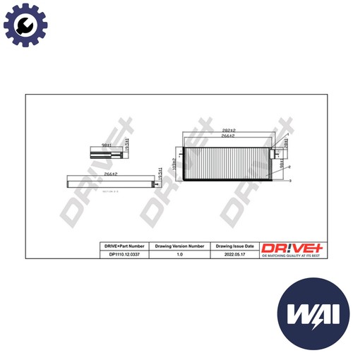 Filter cabin air - filter,