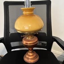 Antique Copper and Brass Lamp