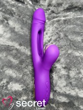 Rampant Rabbit Vibrator Clitoral Sucking Flapping Tapping G-Spot Womens Sex Toy