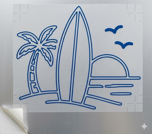 Surfboard palm tree - surfboard,