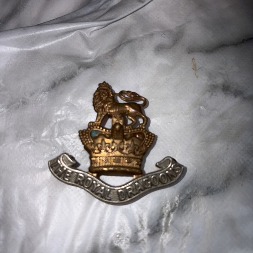 Royal dragoons cap badge - royal,