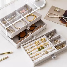 Clear Acrylic Jewelry Storage