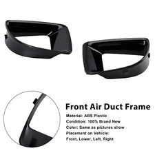 Gloss Black Front Air Duct