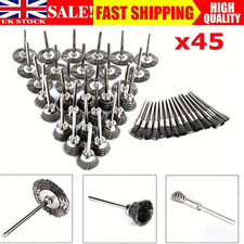 45X Wire Brush Wheel Mix  Set