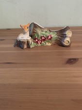 A Dear Sat On A Tree Stump Ornament