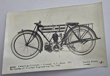 Early Motor Cycles - Triumph T.T. Racer 1911 Pamlin Prints Post Card