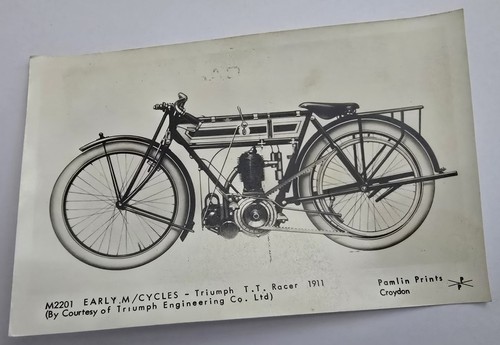 Early motor cycles triumph - motor,