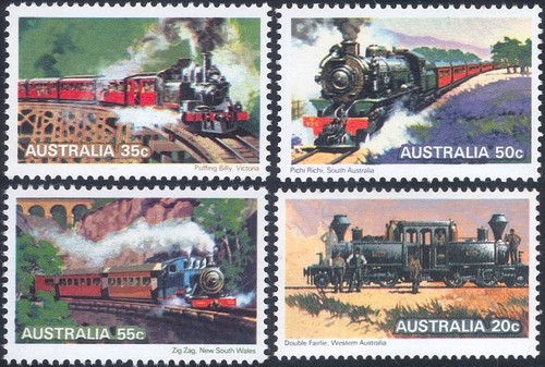 Australia 1979 trains - 1979, trains/steam