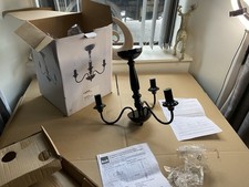 B&Q Angelina 3 Bulb Ceiling Light New Old Stock Lot 502