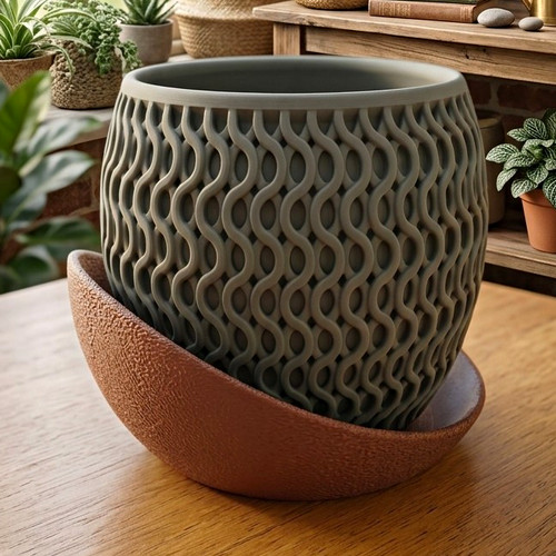 Printed echo planter with - echo,