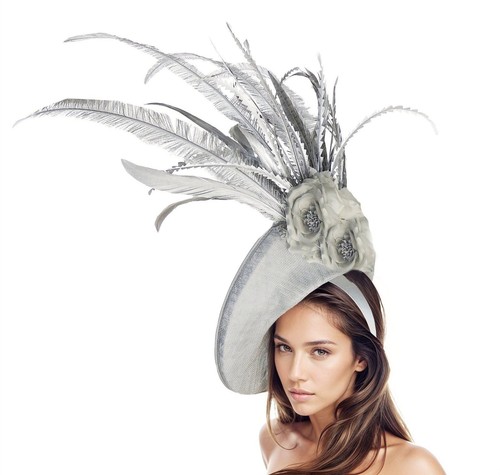 Large metallic silver - metallic, grey