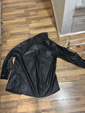 Bershka Black Faux Leather