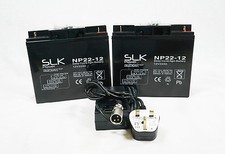 2 x 12v 22AH  MOBILITY SCOOTER