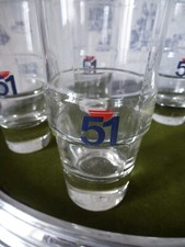 6 X PASTIS 51 GLASSES