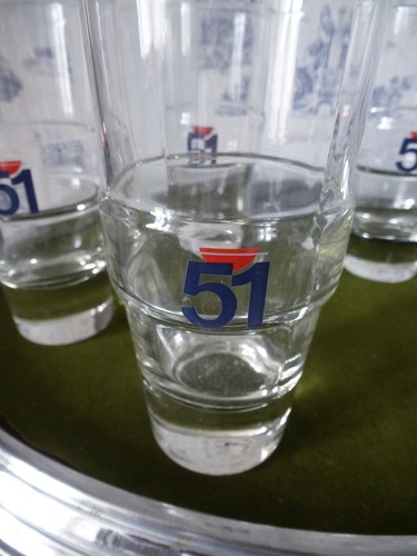 Pastis 51 glasses - pastis,