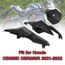 Rear Tail Side Seat Cover Fairing Cowl for Honda CB650R CBR650R 21-22 Carbon ZF^