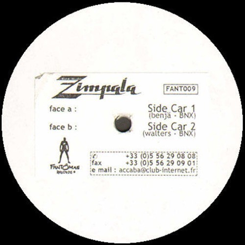 Zimpala side car fantomas - zimpala,