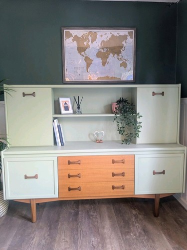 Mid century sideboard - sideboard, green