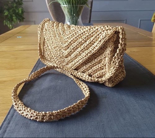 Handmade raffia crochet - raffia,