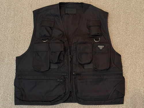 Prada nylon vest - vest, l