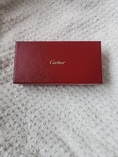 Cartier Empty Red Pen Box with Booklet and Original Packaging
