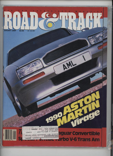 Road track january - road, 1989