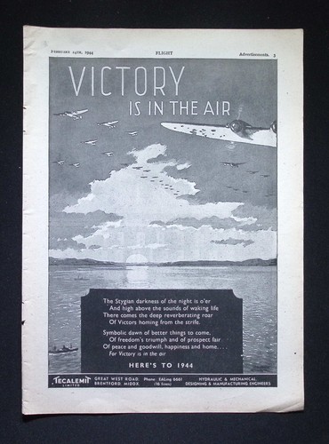 Original 1944 advert tecalemit - 1944,