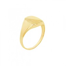 9ct Yellow Gold Half-Engraved