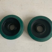 Pair of Vintage Trolly Wheels