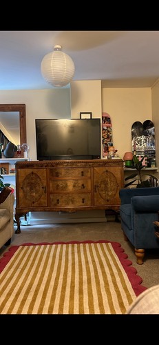 1950s brown wood - 1950s,
