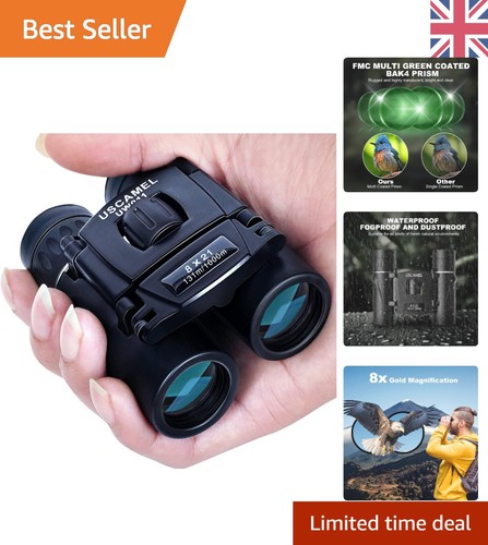 Compact black binoculars - compact,