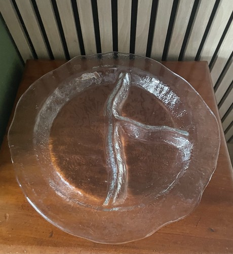 Large vintage clear textured - large,