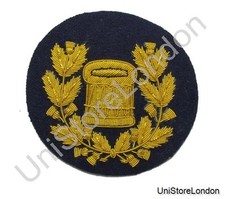 Badge Drum Major Gold on Navy