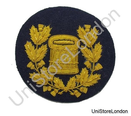 Badge drum major gold navy - badge,