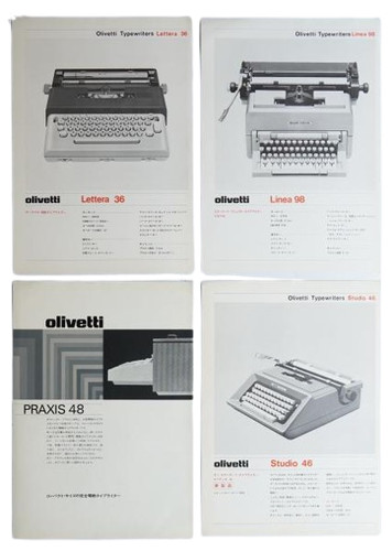 Olivetti typewriter catalogs - typewriter,