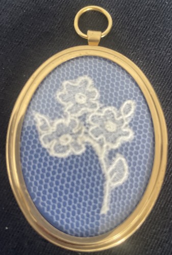 Miniature portrait frame with - miniature,