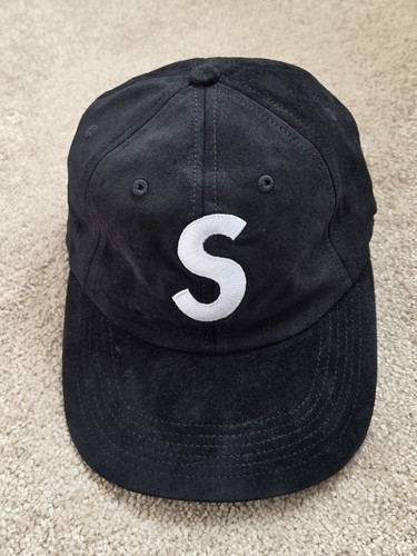 Supreme suede leather logo - suede,