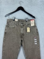 Levis 555 Jeans Mens 32x34 Brown Relaxed Straight Cotton Denim Pants A72230040