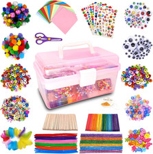 1000+ Pcs Kids Craft Box Kit
