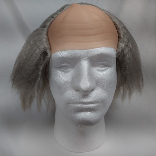Mad scientist old - mad, bald