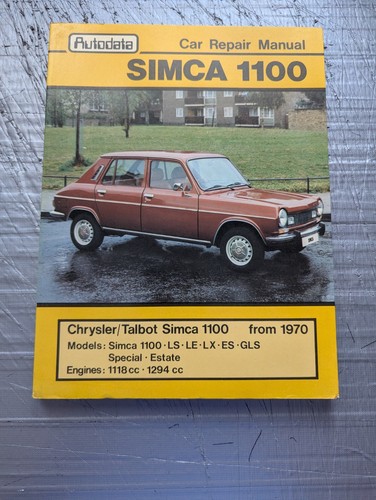 Autodata simca 1100 - simca,