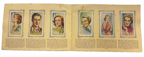 1934 players cigarette cards - 1934,