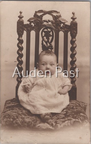 Rppc baby portrait - rppc,