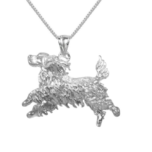 Sterling silver cocker - sterling,