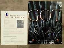 Game of Thrones Multi Signed Sean Bean Autograph 11x14"  Photo Beckett COA